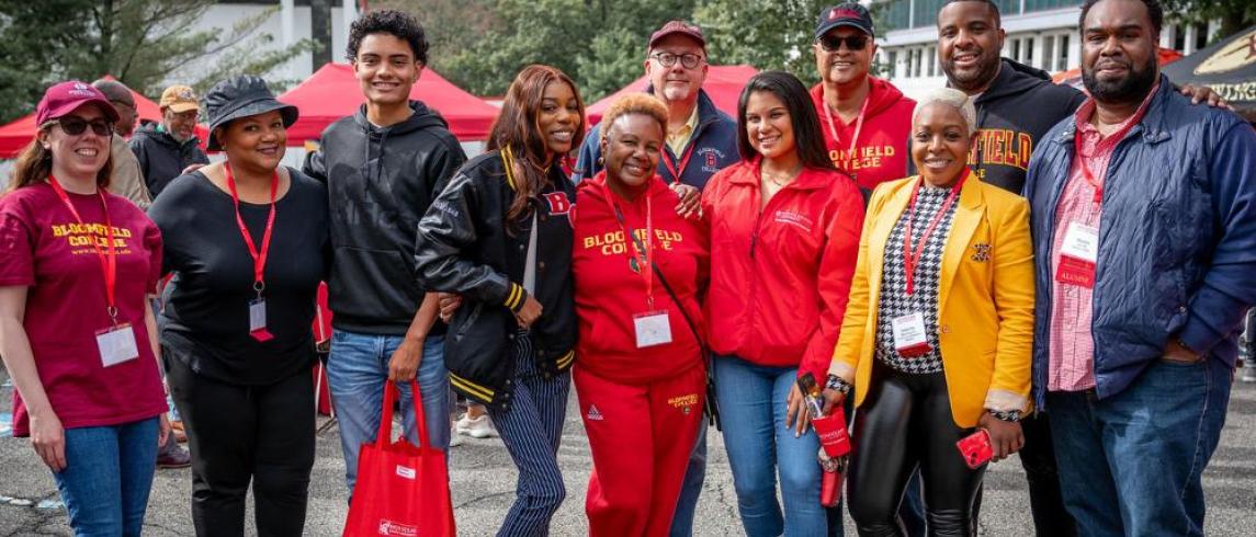 Bloomfield College alumni and campus members at Homecoming 2023